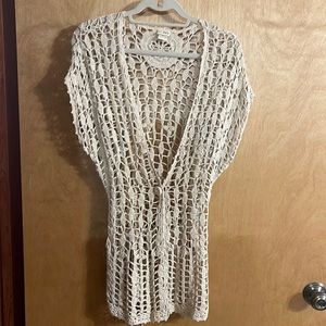 Crochet style cardigan